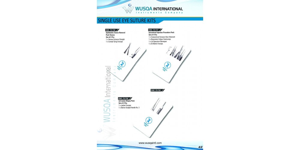 Single Use Eye Instruments